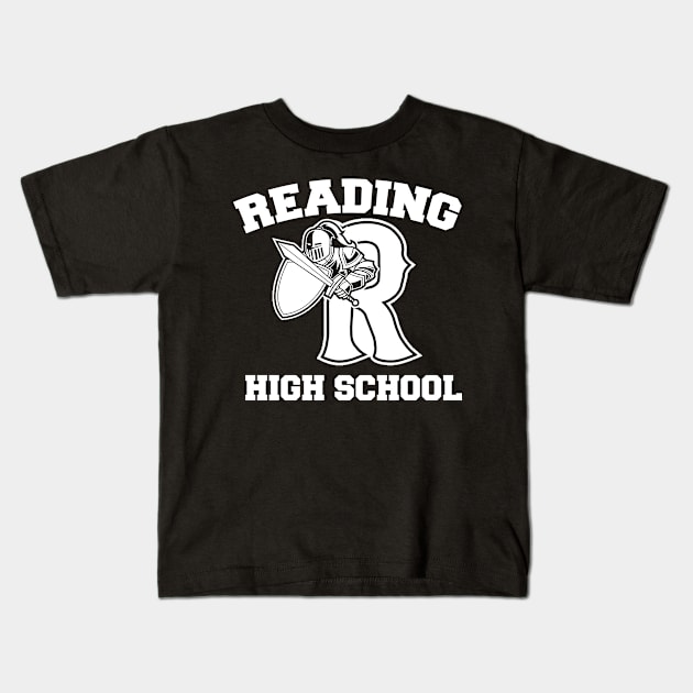 reading high school Kids T-Shirt by FUNNY LIFE